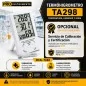 Termohigrometro Digital LCD con Sonda - Pro Instruments - TA298 - Temperatura y humedad interior y exterior