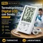 Termohigrometro Digital LCD con Sonda - Pro Instruments - TA298 - Temperatura y humedad interior y exterior