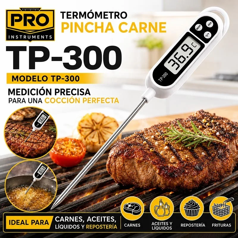Termómetro Pincha Carne - Pro Instruments - TP-300 - Escala -50 a +300°C