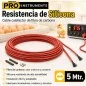 Resistencia de silicona - Cable calefactor de fibra de carbono - 5 metros - Pro Instruments