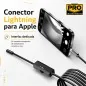 Endoscopio Digital Full HD para iPhone con Lightning de 5 metros y Cámara de 5,5 mm – Pro Instruments - Cable Semirrigido