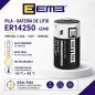 Pila - Bateria de Litio - ER14250 - EEMB - MEDIDA 1/2AA - 3,6V - 1200mAh - Unitario