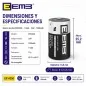 Pila - Bateria de Litio - ER14250 - EEMB - MEDIDA 1/2AA - 3,6V - 1200mAh - Unitario