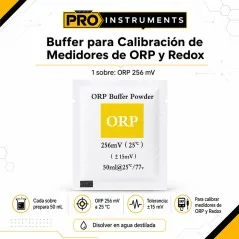 Buffer para Calibración de Medidores de ORP y Redox 256 mV – Pro Instruments