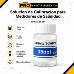 Solución de Calibración para Medidores de Salinidad 35 ppt – Pro Instruments