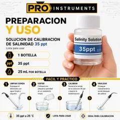 Solución de Calibración para Medidores de Salinidad 35 ppt – Pro Instruments