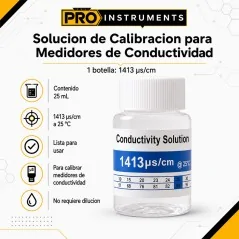 Solucion de Calibración para Medidores de Conductividad 1413 µs/cm – Pro Instruments