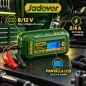 Cargador de Baterías 6/12 V 2/4 A con Pantalla LCD JADEVER JDBY15041