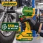 Llave de Impacto 1/2 pulg. 400 Nm Brushless 20 V - JADEVER JDCD1B40 - Incluye Bateria y Cargador