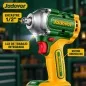 Llave de Impacto 1/2 pulg. 400 Nm Brushless 20 V - JADEVER JDCD1B40 - Incluye Bateria y Cargador