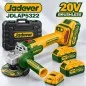 Amoladora Angular Inalámbrica Brushless 20V 115mm 950W - JADEVER JDLAP5322 - Incluye Bateria y Cargador
