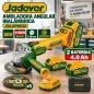 Amoladora Angular Inalámbrica Brushless 20V 115mm 1150W - JADEVER JDLAPB522 - Incluye Bateria y Cargador