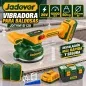 Ventosa Vibradora Inalámbrica 20V 130mm 50kg - JADEVER JDTVM1D128 - Incluye Bateria y Cargador