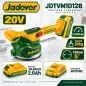 Ventosa Vibradora Inalámbrica 20V 130mm 50kg - JADEVER JDTVM1D128 - Incluye Bateria y Cargador