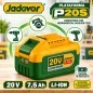 Batería Li-Ion P20S 20V 7.5Ah - Jadever JDLBP575