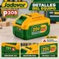 Batería Li-Ion P20S 20V 7.5Ah - Jadever JDLBP575