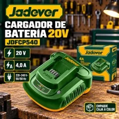 Accesorio Cargador de Batería 20V 4,0Ah 220-240V Jadever JDFCP540