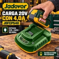 Accesorio Cargador de Batería 20V 4,0Ah 220-240V Jadever JDFCP540