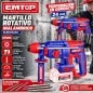 Rotomartillo SDS-Plus 24mm 2.4J Brushless 20V - EMTOP - ELRH20248 - No Incluye Bateria
