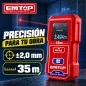 Medidor de Distancia Laser 35m - EMTOP - ELDD0355