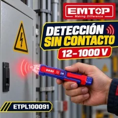 Detector de Corriente Sin Contacto 12-1000V - EMTOP - ETPL100091