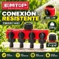 Conector Multiple para Manguera 1 a 4 - EMTOP - EMHHC1402