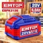 Batería 20V 6Ah de Litio - EMTOP - EBPK2126