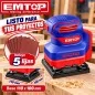Lijadora Orbital 20V Brushless - EMTOP - ELSHS2024 - No Incluye Bateria