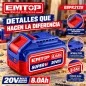 BATERÍA LI-ION 20V 8.0AH P20S - EMTOP - EBPK2128