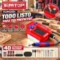 MINITORNO INALÁMBRICO 20V 40 ACCESORIOS - EMTOP - ELMG2001 - No Incluye Bateria