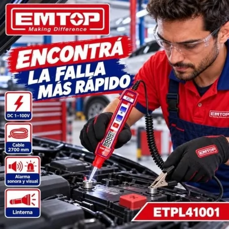 TESTER AUTOMOTRIZ DIGITAL - EMTOP - ETPL41001