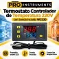 Termostato Controlador de Temperatura 220V con Sonda Incluida - Pro Instruments - W3230