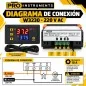Termostato Controlador de Temperatura 220V con Sonda Incluida - Pro Instruments - W3230
