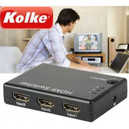 Swich HDMI 3 en 1 - Kolke - KSW-100