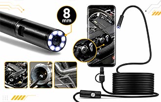 Cámara de 8 mm del Endoscopio Full HD Pro Instruments