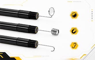Accesorios incluidos con el Endoscopio Pro Instruments