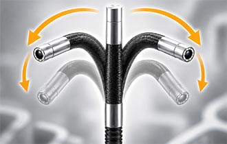 Punta articulada bidireccional del endoscopio Pro Instruments P330